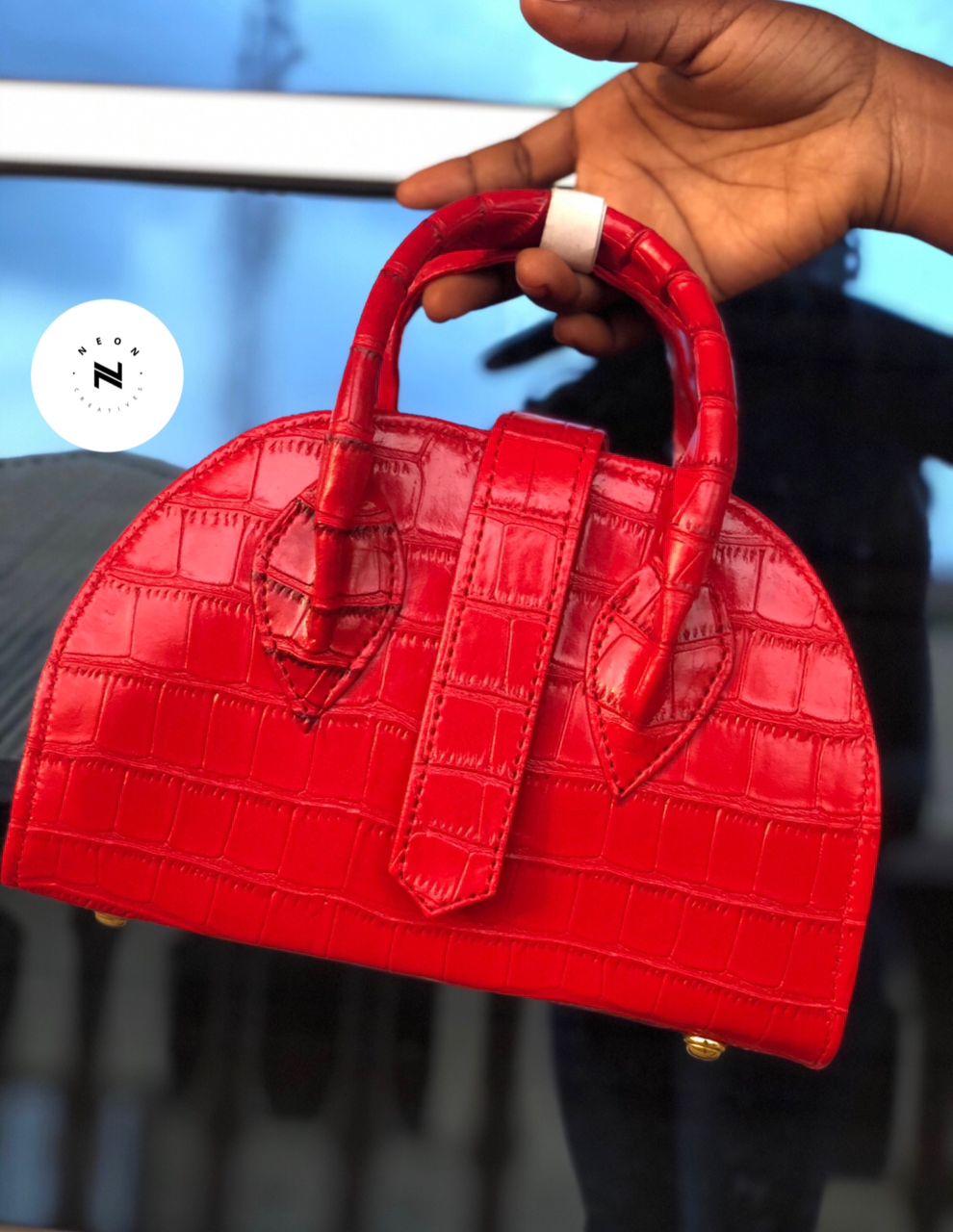 Classic leather handbag